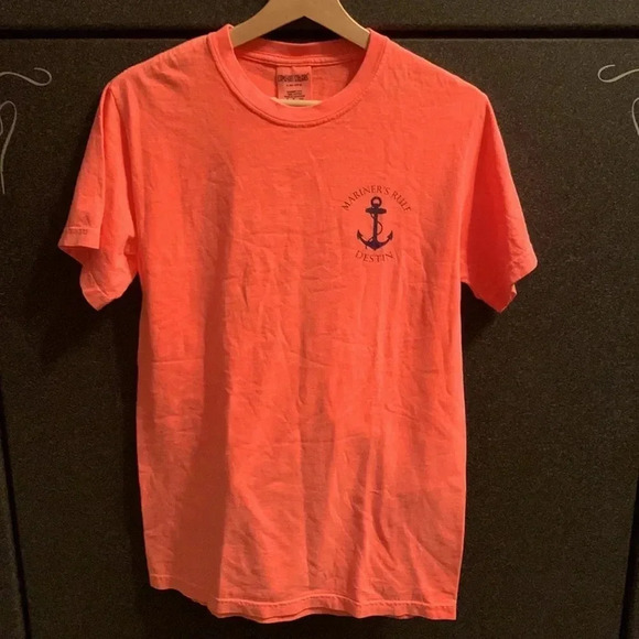 ⚓️NWT Comfort Colors Men's Size S Mariner's Rule Cape Fear Tshirt Tee Shirt - Picture 2 of 5
